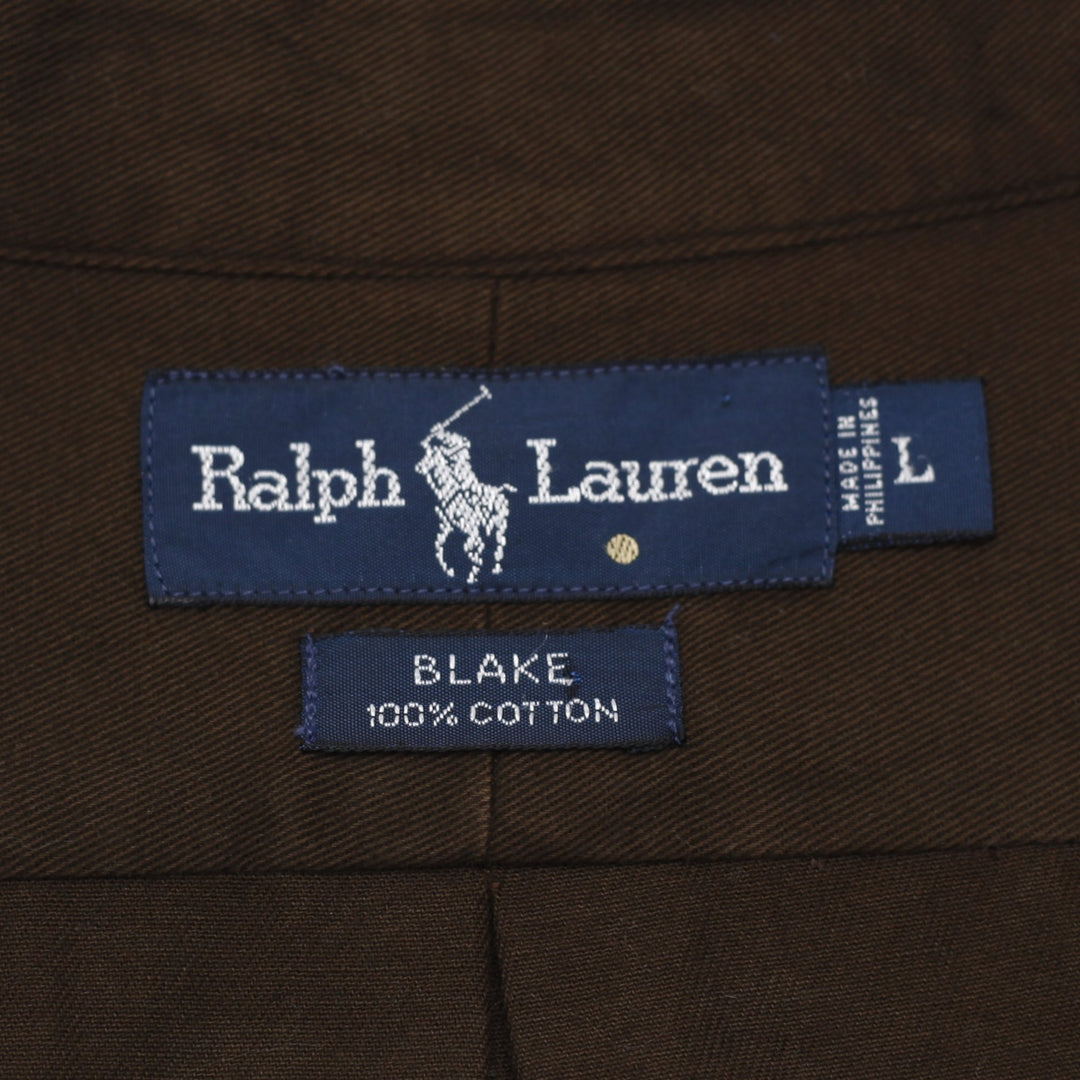 Mens Ralph Lauren Blake 100% Cotton Long Sleeve Shirt