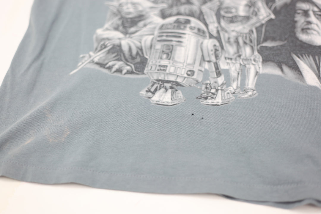 1995 Vintage Lucas Films Star Wars T-Shirt S.Stitch Made In USA Changes L