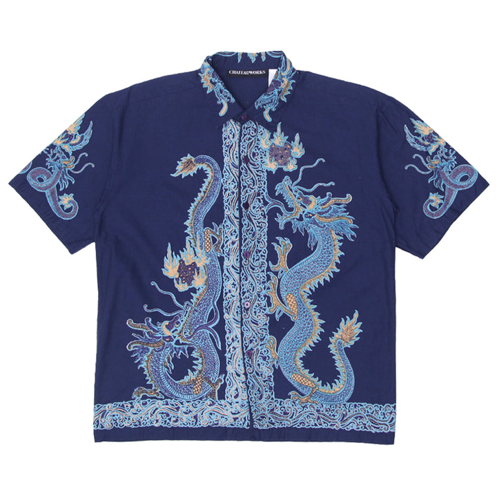 Mens Chateau Works Dragon Short Sleeve Shirt - Fashion Rerun Vintage Migration_Shirt