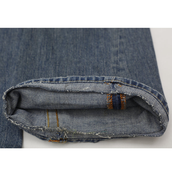 Y2K Ladies True Religion Patchwork Flare Jeans Ashbury Size 27 Made In USA