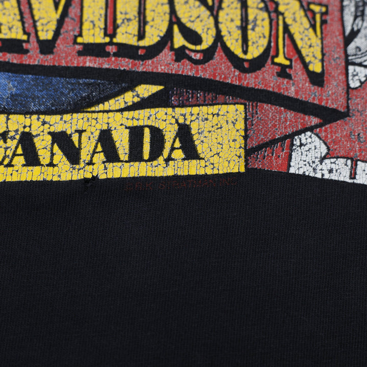 Vintage 90s Harley Davidson Large 2-sided Biker T-Shirt Made in USA Size L