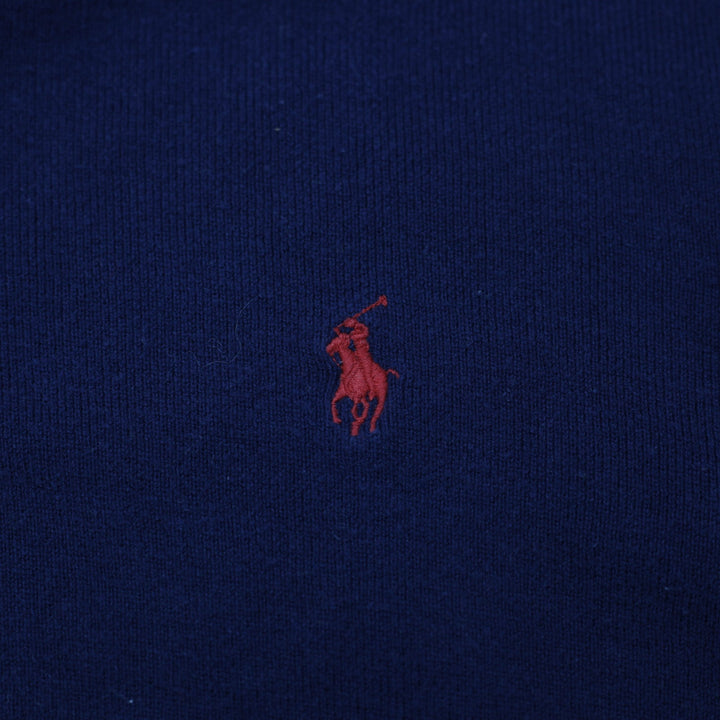 Mens Polo By Ralph Lauren Navy 100 % Cotton Sweater Size XL