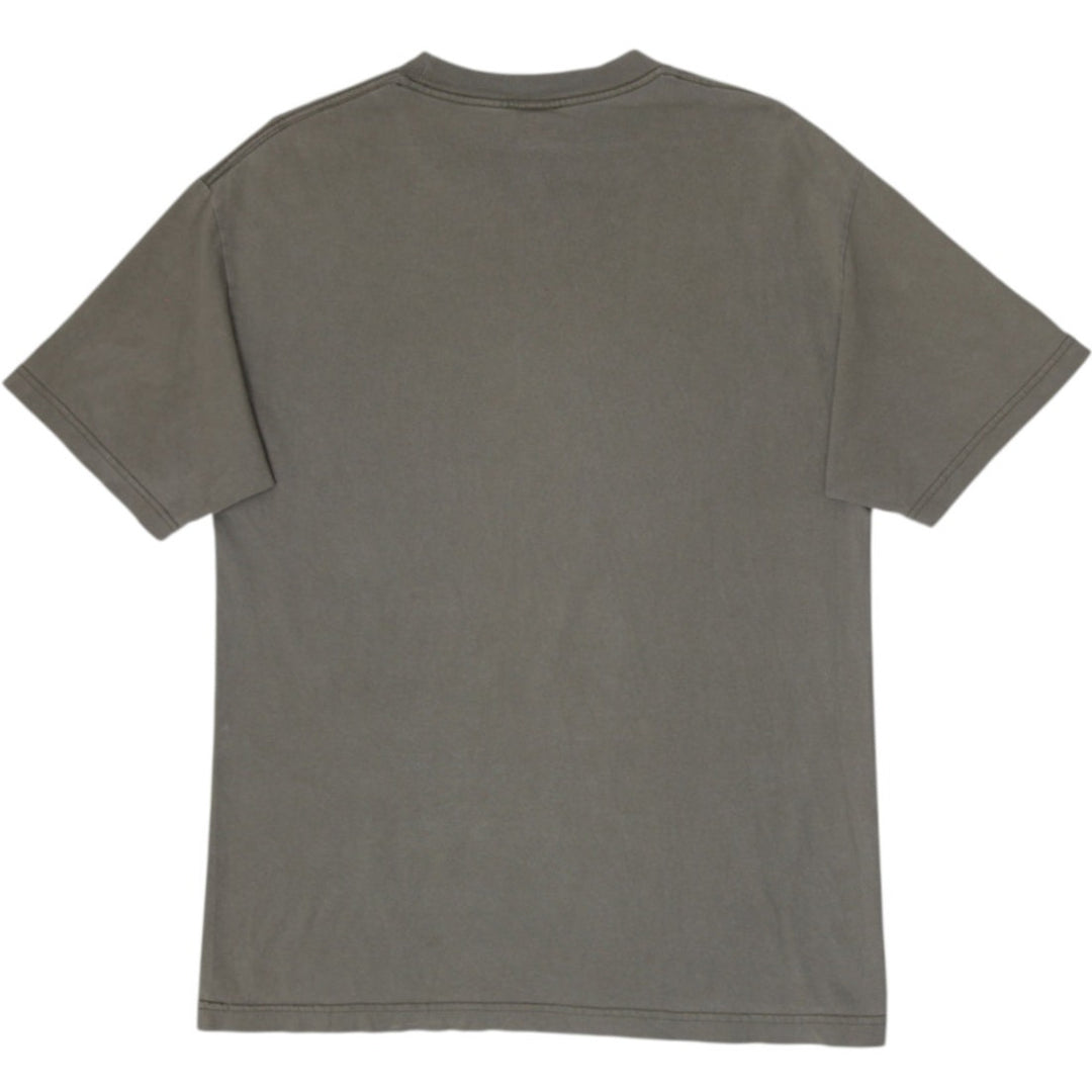 Y2K Mens Tapout Military Olive Green Patriotic Graphic T-Shirt Large