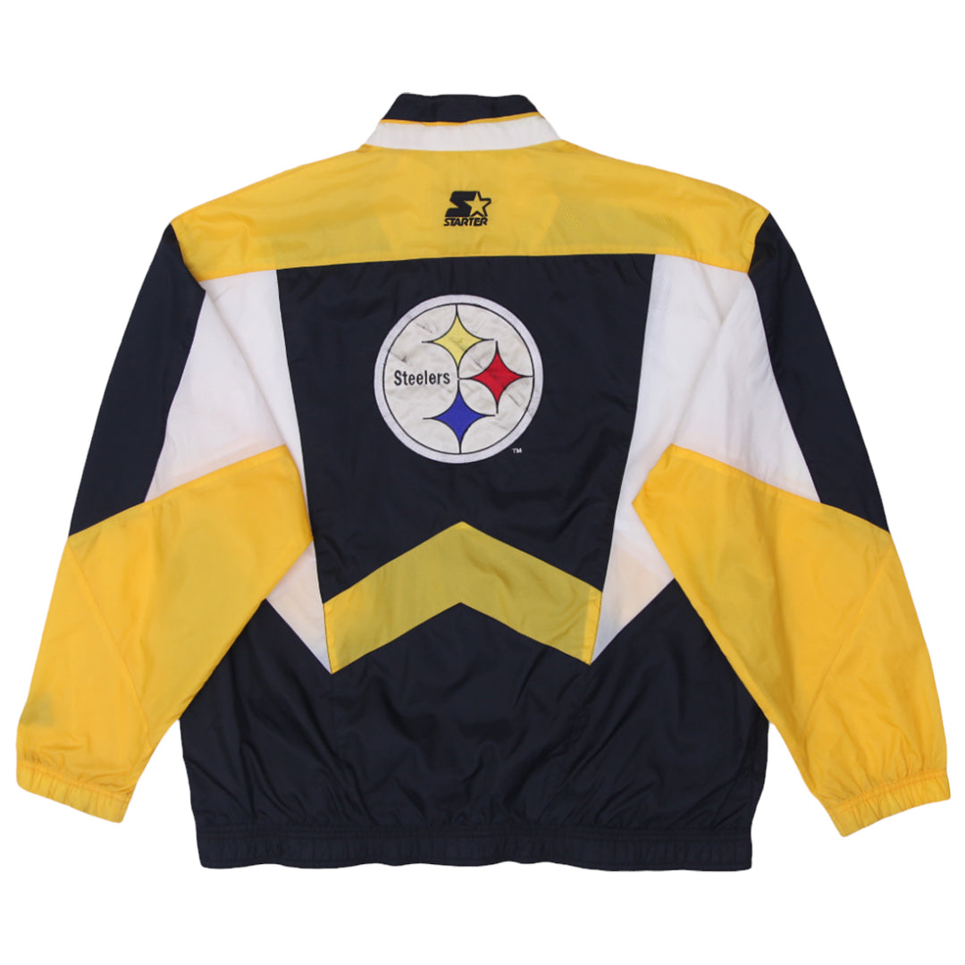 Vintage Starter Claasic Team Collection NFL Pittsburgh Steelers Windbreaker Jacket - Fashion Rerun Vintage Migration_Jacket