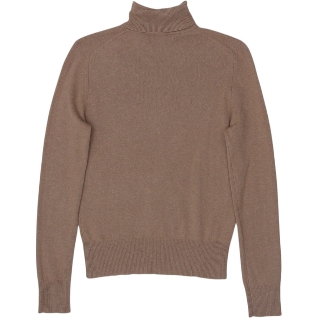 Ladies Lord & Taylor Two Ply 100% Cashmere Turtle Neck Sweater