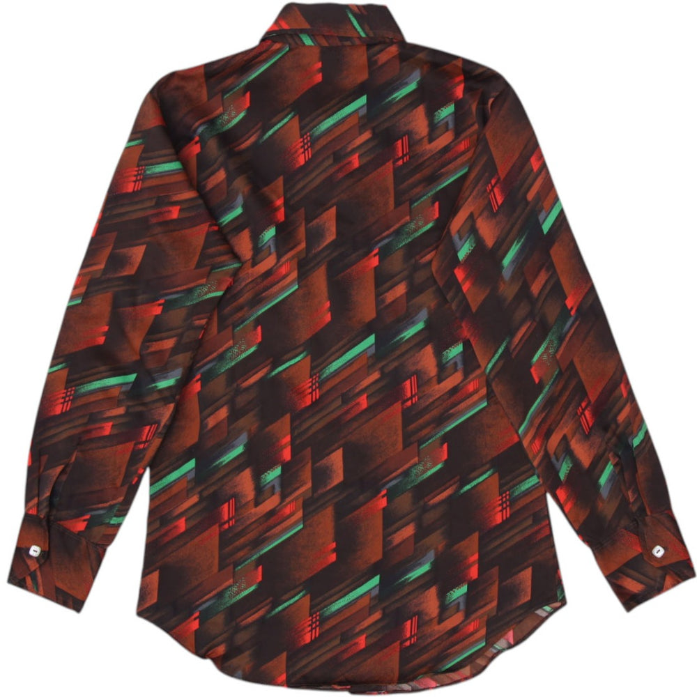 Geometric Pattern Shirt Size M | Migration_Shirts - Side View | Fashion Rerun