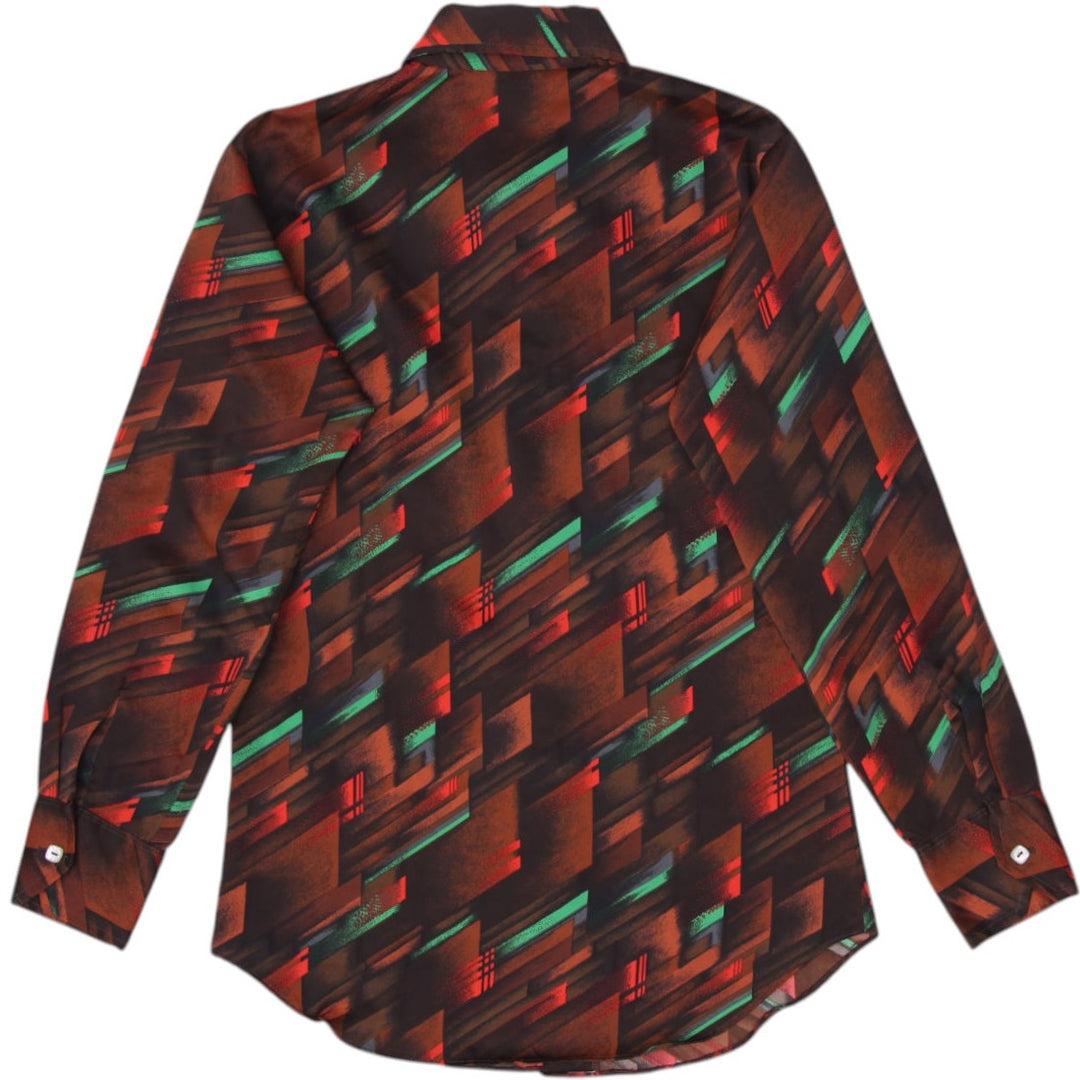 Geometric Pattern Shirt Size M | Migration_Shirts - Side View | Fashion Rerun