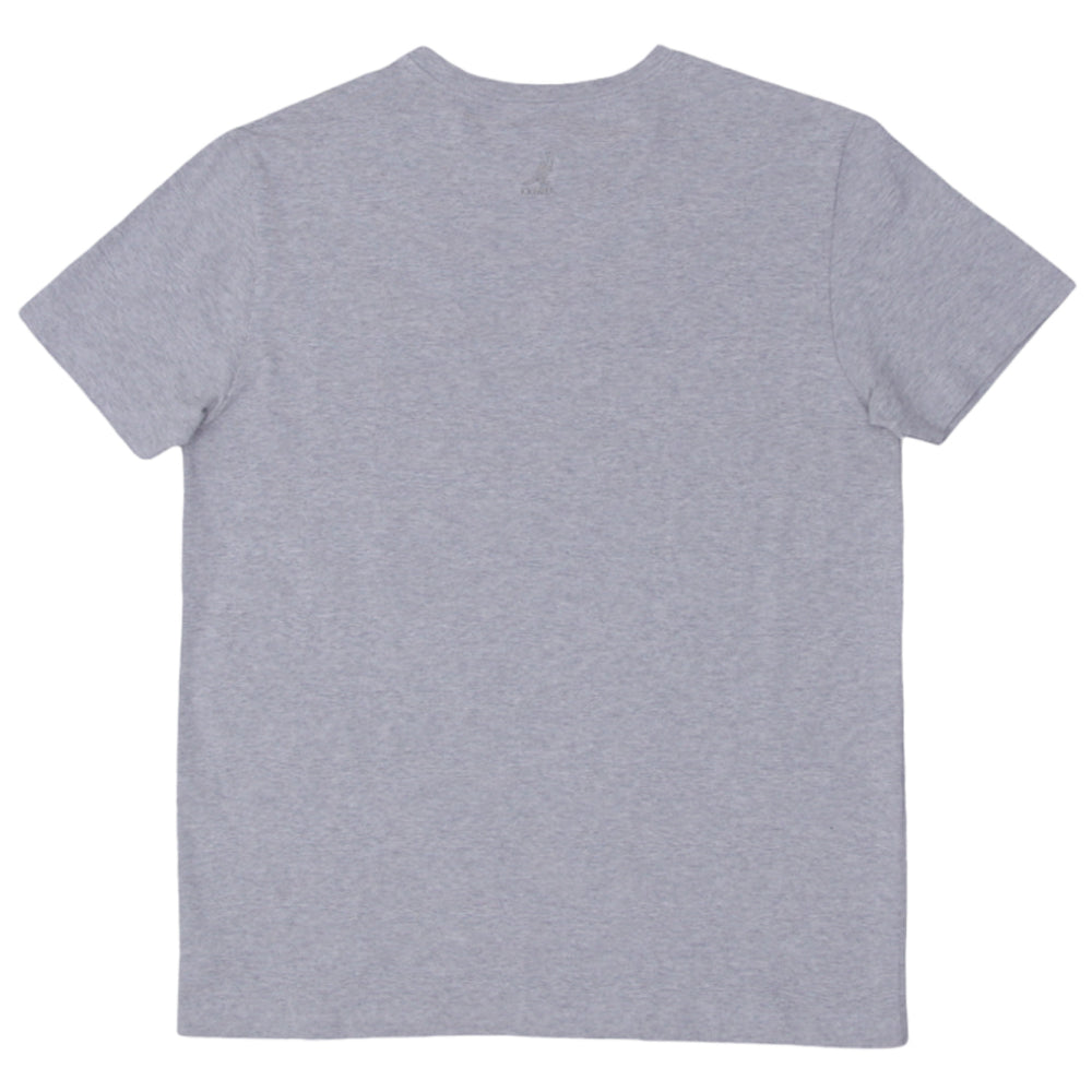 Mens Kangol Short Sleeve T-Shirt Gray - Fashion Rerun Vintage Migration_T-Shirt