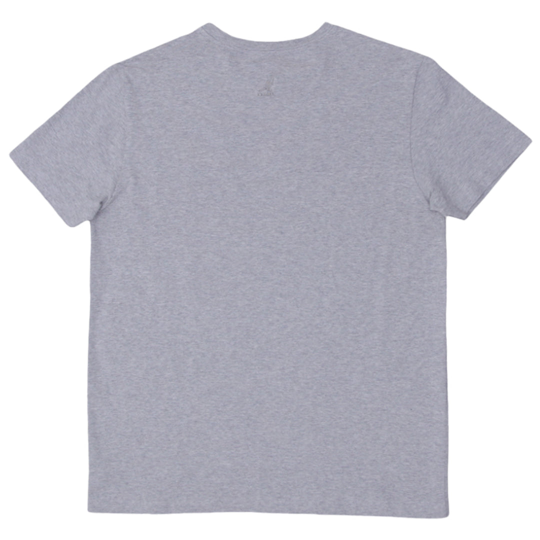 Mens Kangol Short Sleeve T-Shirt Gray - Fashion Rerun Vintage Migration_T-Shirt
