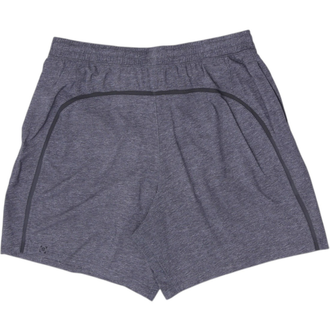 Mens Lululemon With Inner Heather Charcoal Gray Sports Shorts Size L