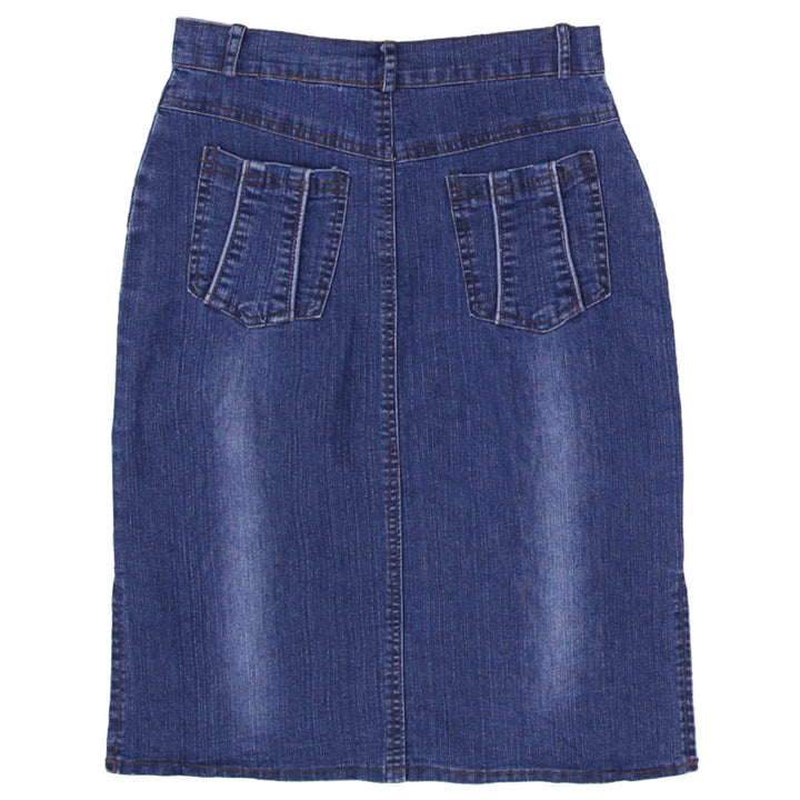Y2K Ladies Denim Midi Skirt