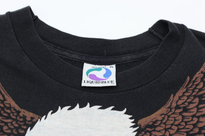 Liquid Blue 1994 Eagle All Over Print Rich Normurdin Single Stitch Vintage T-Shirt | Migration_T-Shirts UAENA | Fashion Rerun