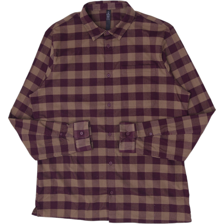 Mens Lululemon Masons Peak Technical Flannel Long Sleeve Shirt Size XL