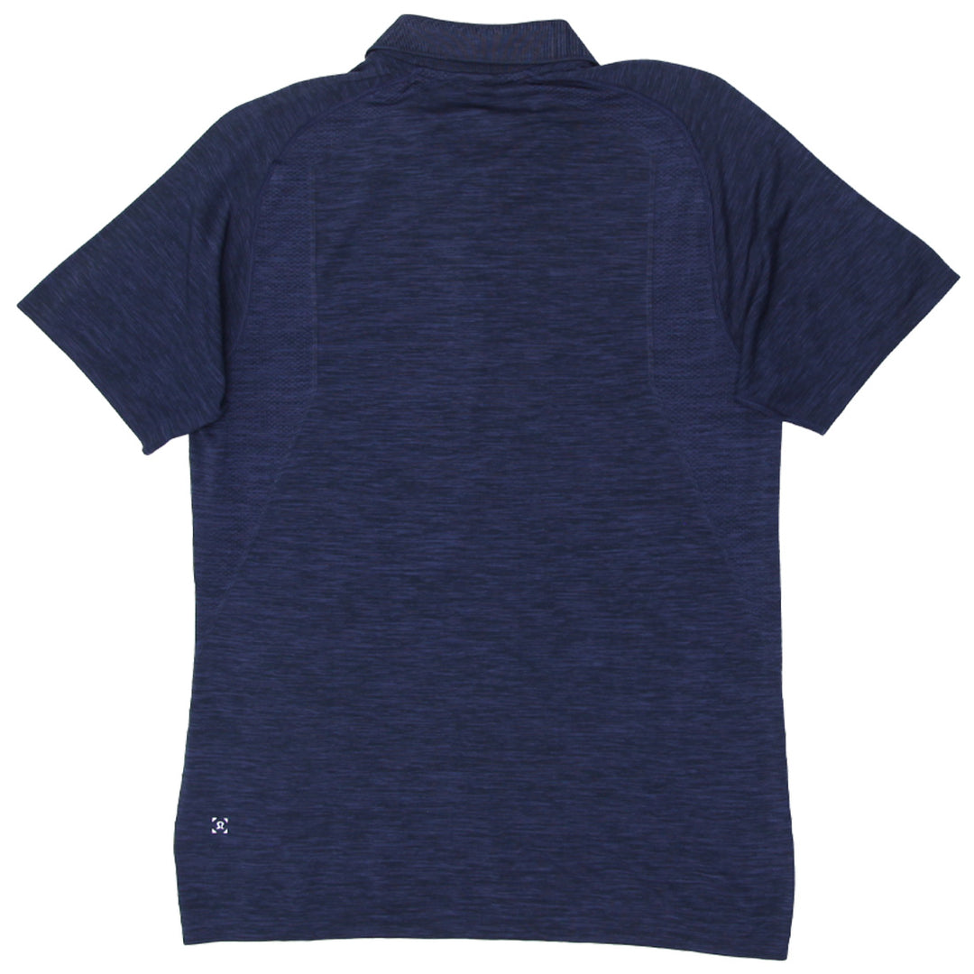 Mens Lululemon Navy Polo T-Shirt - Fashion Rerun Vintage Migration_T-Shirt