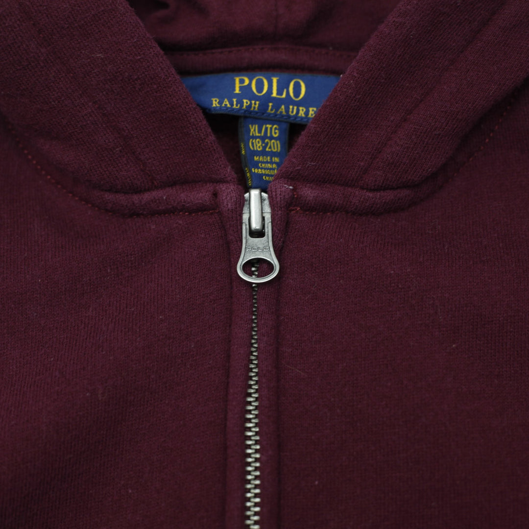 Mens Polo Ralph Lauren Full Zip Fleece Hoodie Size XL