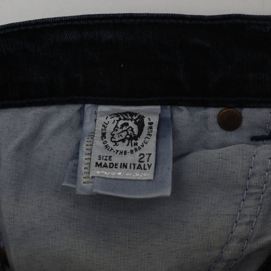 Y2K Diesel Industry Heavy Whiskered Bootcut Flare Denim Jeans Size 27