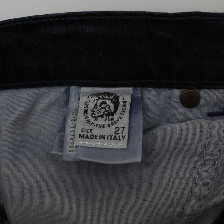 Y2K Diesel Industry Heavy Whiskered Bootcut Flare Denim Jeans Size 27
