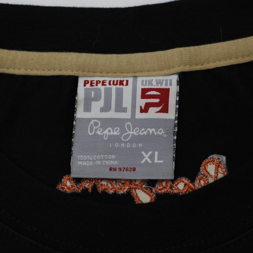 Mens Pepe Jeans Graphic London Spellout T-Shirt Size Xl