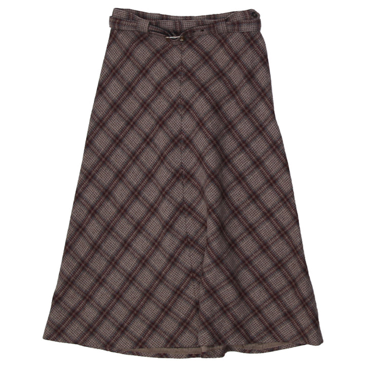 Vintage Ladies Prestige Of Boston Plaid Wool Skirt