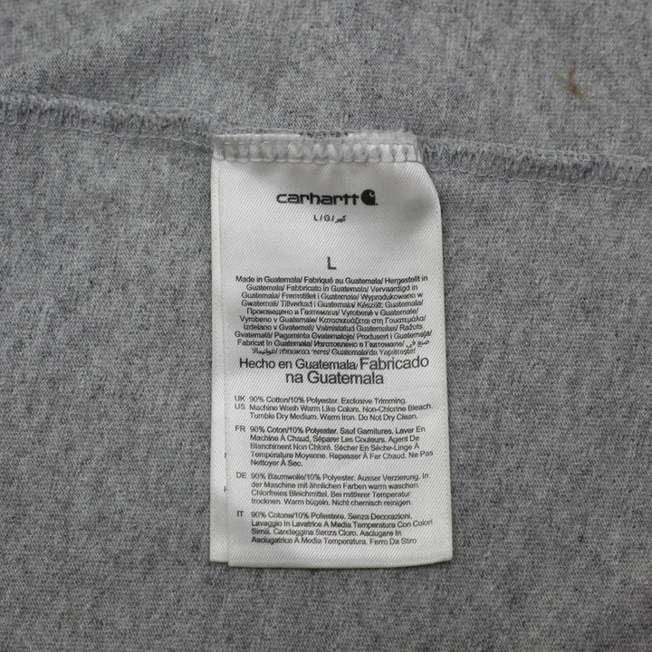 Mens Carhartt Short Sleeve Loose Fit Pocket T-Shirt Size L