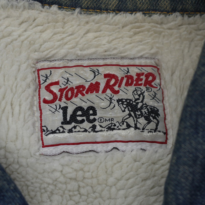 Vintage Storm Rider Sherpa-Lined Denim Jacket-1970's Distressed - Fashion Rerun Vintage Migration_Jacket