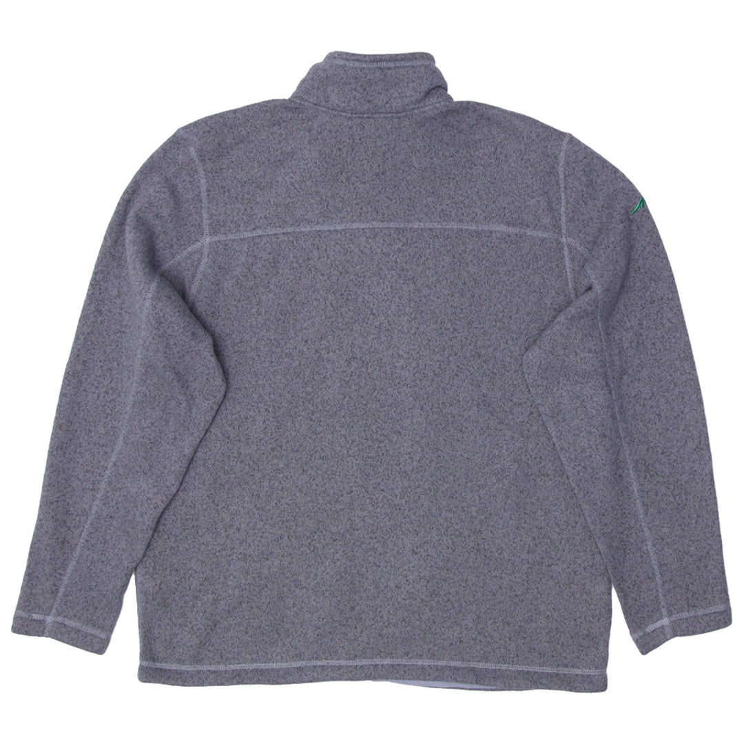 Mens The North Face Jacket Gray Sweater Fleece Full Zip Outdoor Hiker Work