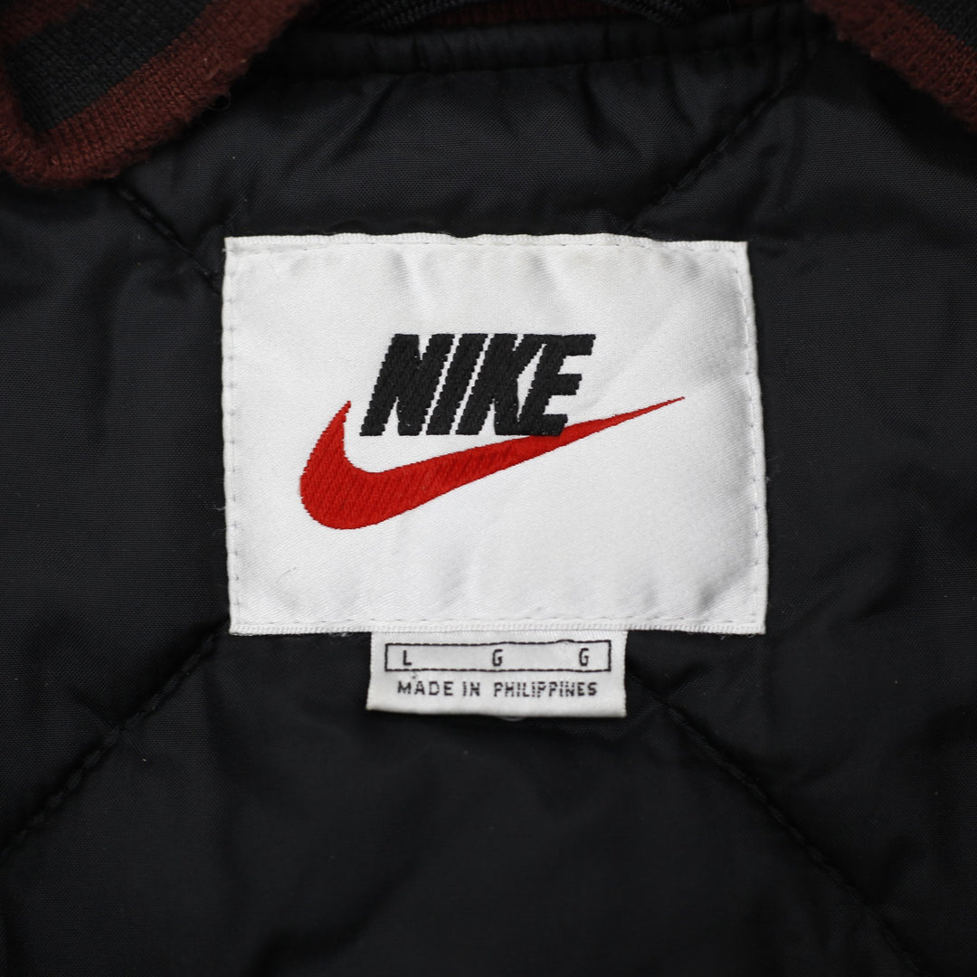 Vintage Nike Big Swoosh Windbreaker Jacket Size L | Migration_Jackets - Back View | Fashion Rerun