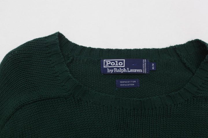 Vintage Polo Ralph Lauren Knit Sweater Size M, Green - Fashion Rerun Vintage Migration_Sweaters