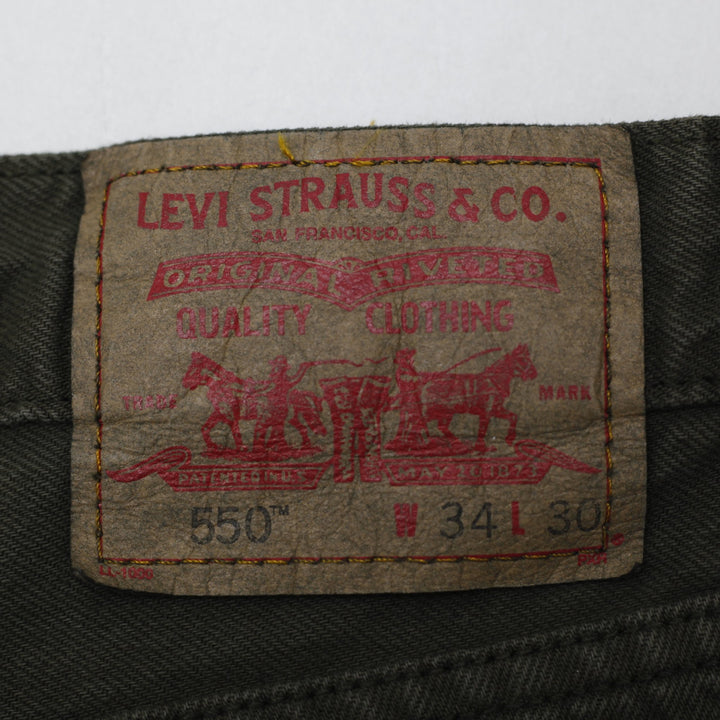 Levi's 550 Relaxed Fit Jeans Size W34 L30