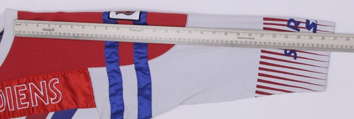 Vintage Starter Canadiens Montreal Hockey Jersey T-Shirt Red White Large