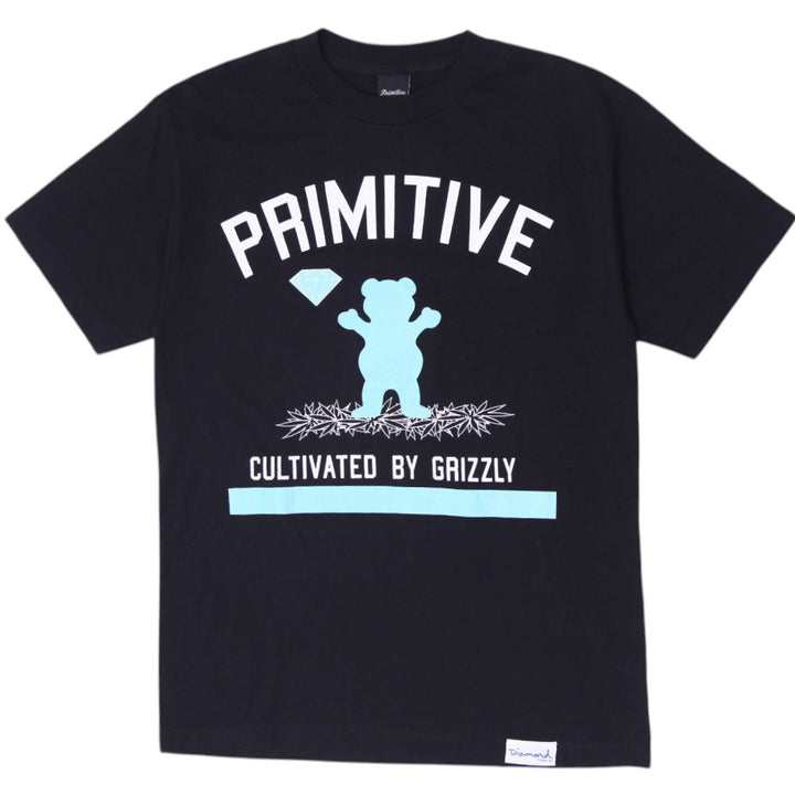 Mens Primitive Cultivated By Grizzly Skate T-Shirt Size M
