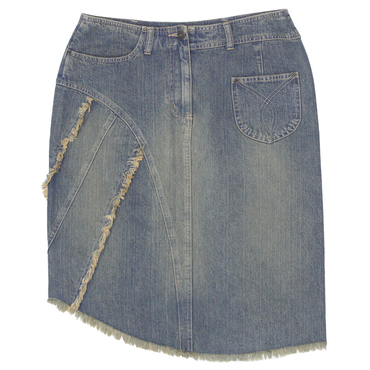 Y2K Jeanology Denim Midi Skirt - Fashion Rerun Vintage Migration_Skirt