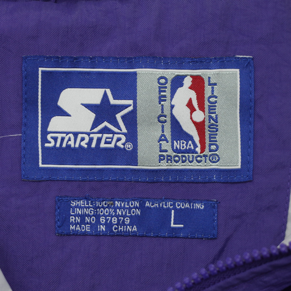 Shop Vintage 90's Phoenix Suns Starter Hooded Jacket Purple Nylon