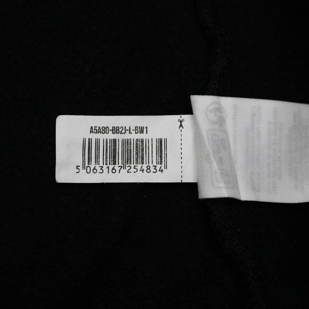Mens Gymshark Crest Pullover Hoodie Black Size L