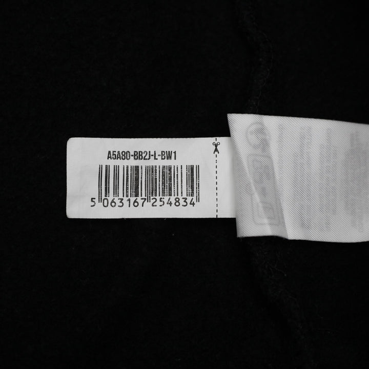 Mens Gymshark Crest Pullover Hoodie Black Size L