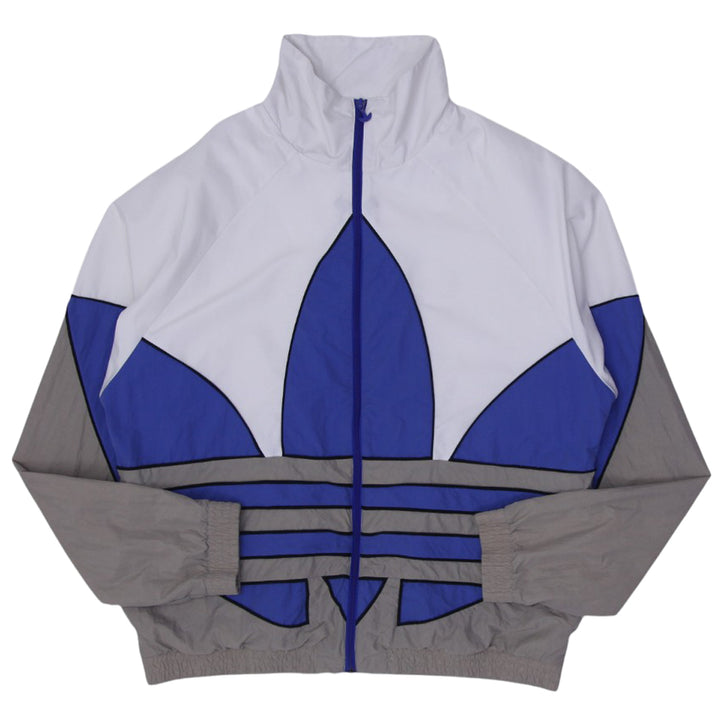 Men Adidas Originals Big Woven Trefoil Logo Track Jacket