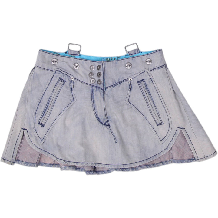 Y2K Ladies Parasuco Denim Mini Skirt | Migration_Skirts | Fashion Rerun