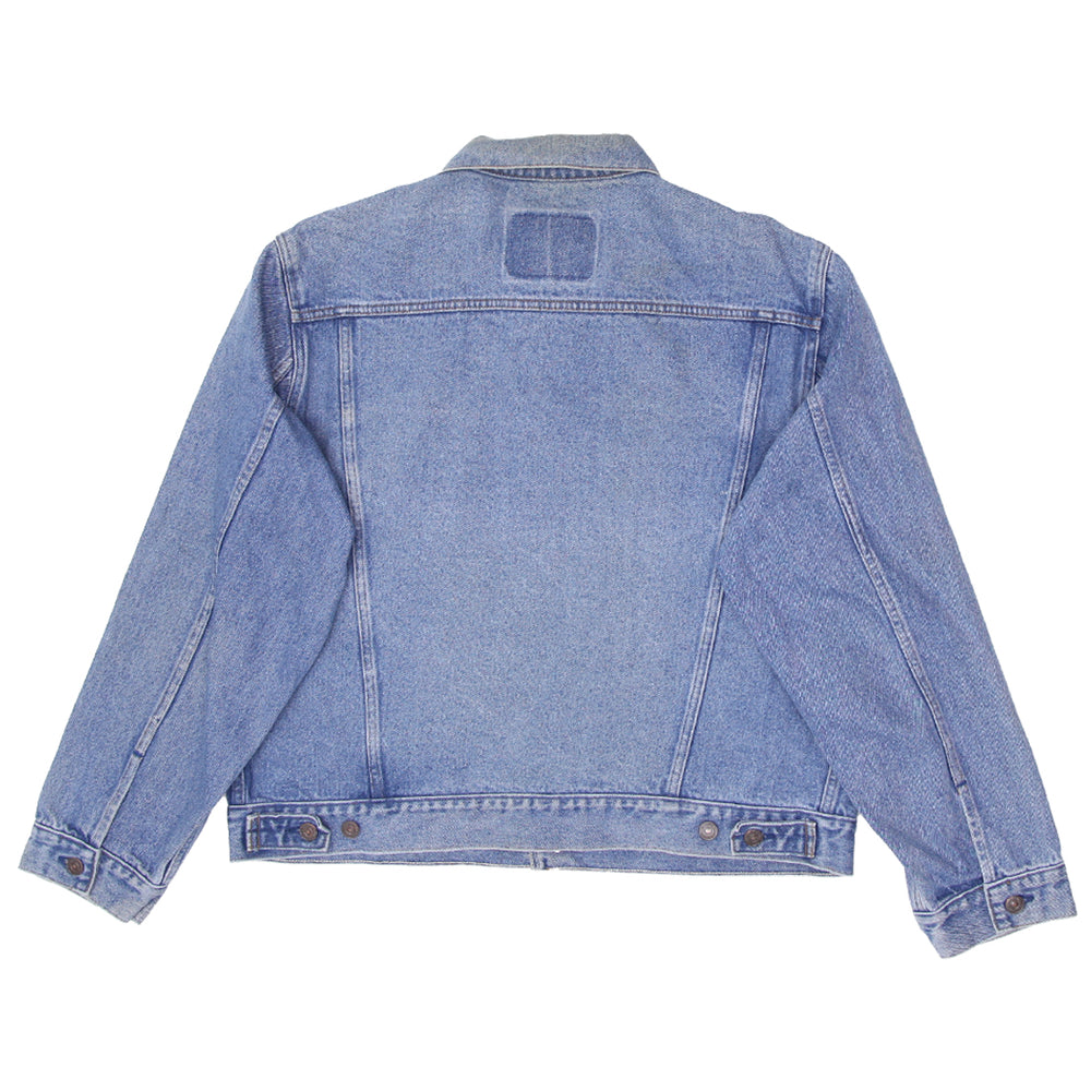 Vintage Levi's Denim Trucker Jacket 75515-0212 Size 46 Orange Tab Regular Fit - Fashion Rerun Vintage Migration_Jacket