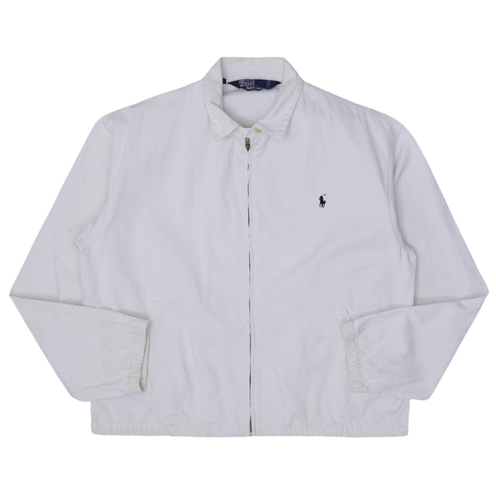Vintage Polo By Ralph Lauren Mens Harrington Cotton Zip Jacket