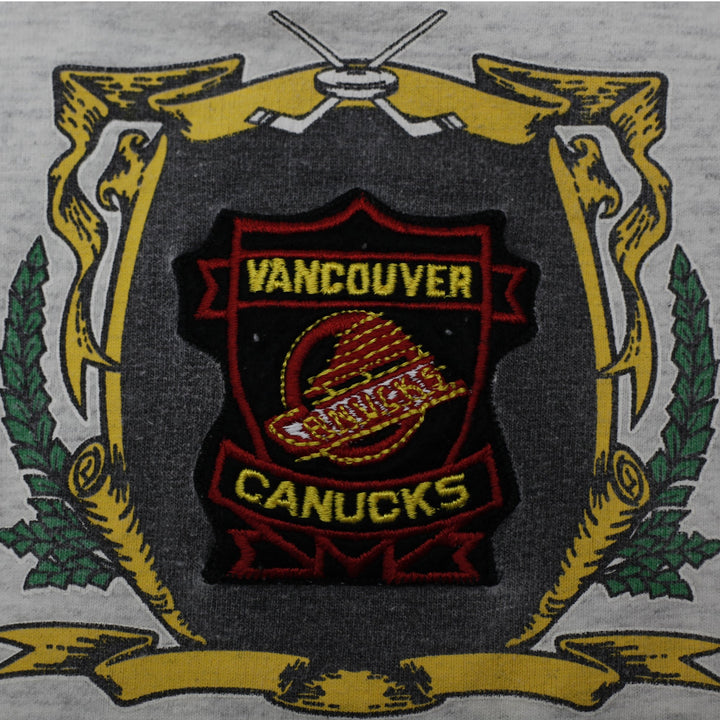 Vintage 1990s Vancouver Canucks Graphic T-Shirt Size M