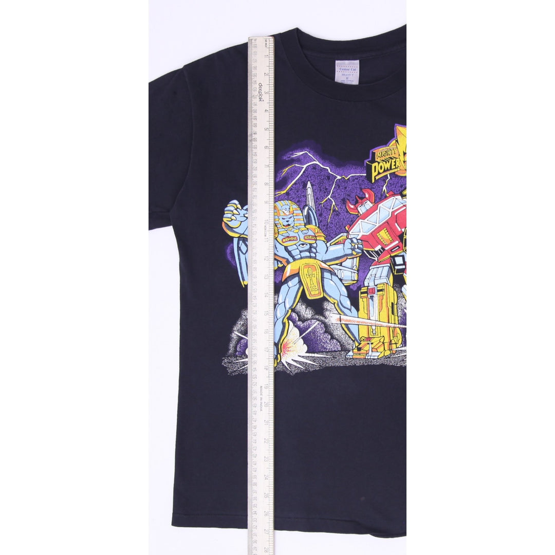 Vintage 1994 Center Cut MMPR Power Rangers Saban T-Shirt Made in USA Size M