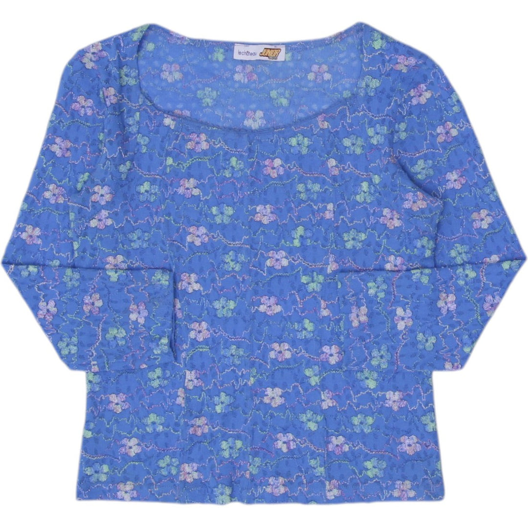 Y2K Le Chateau Floral Long Sleeve Top Size L | Migration_Y2K Tops | Fashion Rerun