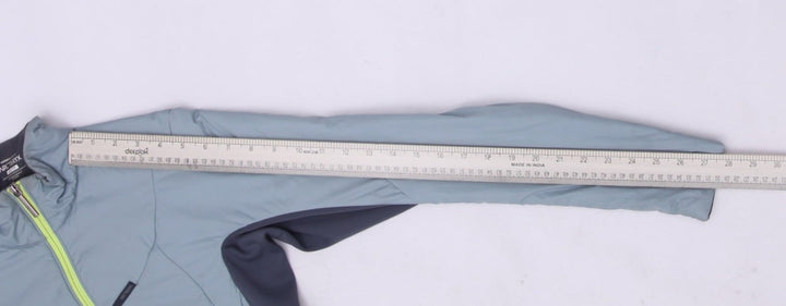 Ladies Arc'teryx Gray Light Blue Insulated Zipper Lightweight Jacket XS | Migration_Jackets - View 14 | Fashion Rerun