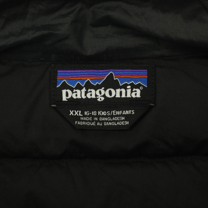 YOUTH BOYS Patagonia Down Sweater Full Zip Puffer Jacket Size XXL