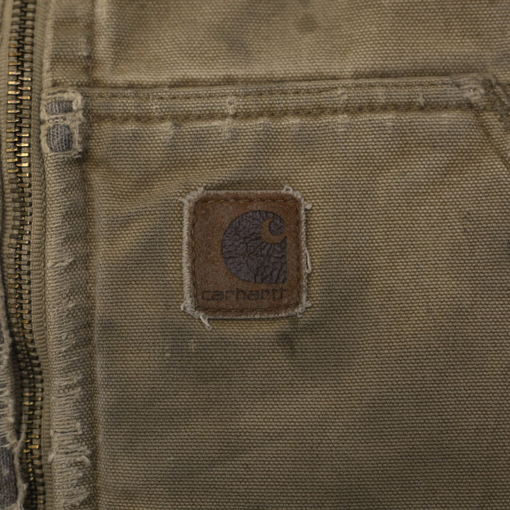 Vintage Vintage Carhartt V26 CML Sherpa Lined Duck Canvas Vest Size L