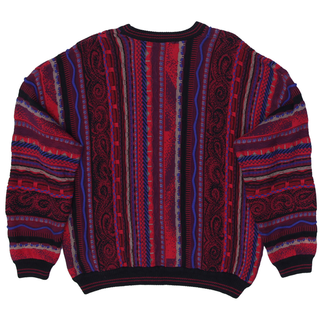 Shop Vintage Croft & Barrow 3D Knit Sweater Coogi Style 90s Biggie