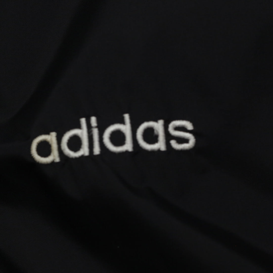 Vintage Adidas Embroidered Nylon Windbreaker Hooded Jacket M - Fashion Rerun Vintage Migration_Jacket