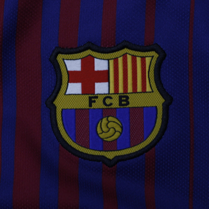 Youth Boys Nike FC Barcelona 2017-18 Home Football Soccer Jersey XL | Migration_Jerseys - Alternate View | Fashion Rerun