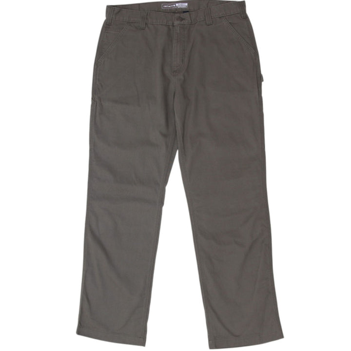 Mens Carhartt B324-ARG Utility Work Pants Green Relaxed Fit