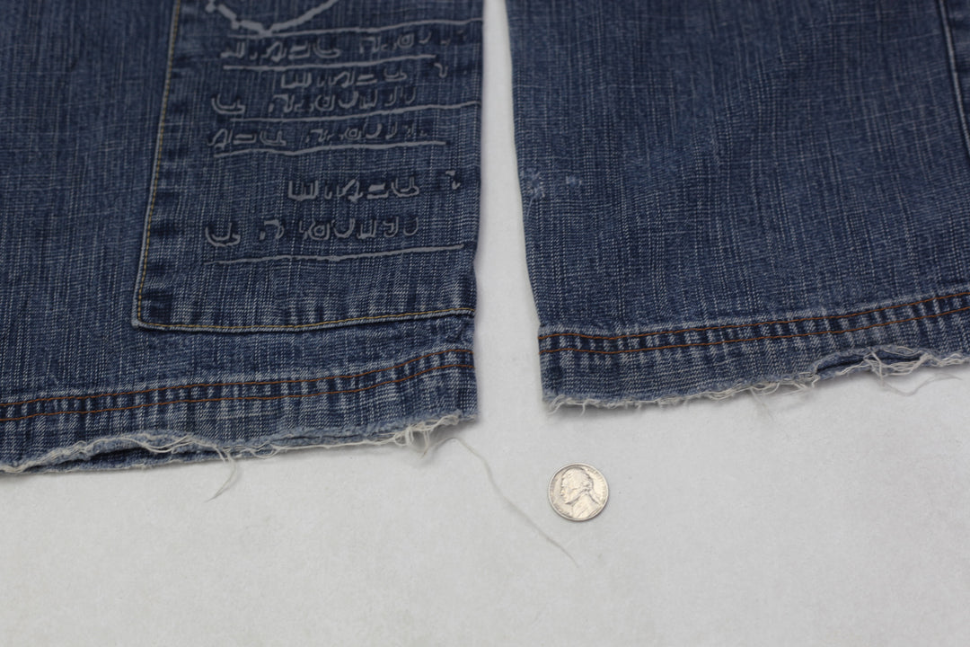Y2K Mens 96 North Patch Work Denim Jeans
